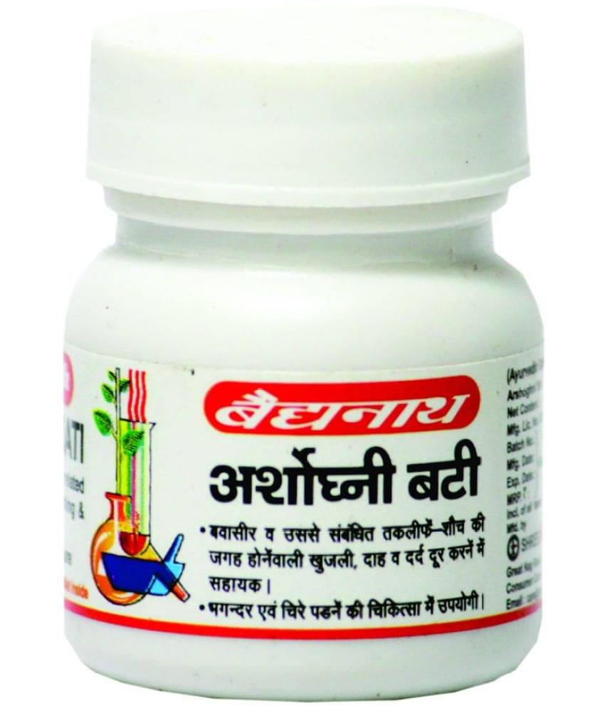 Baidyanath Arshoghani Bati Tablet 40 No.S Pack of 1     			Baidyanath Arshoghani Bati Tablet 40 No.S Pack of 1