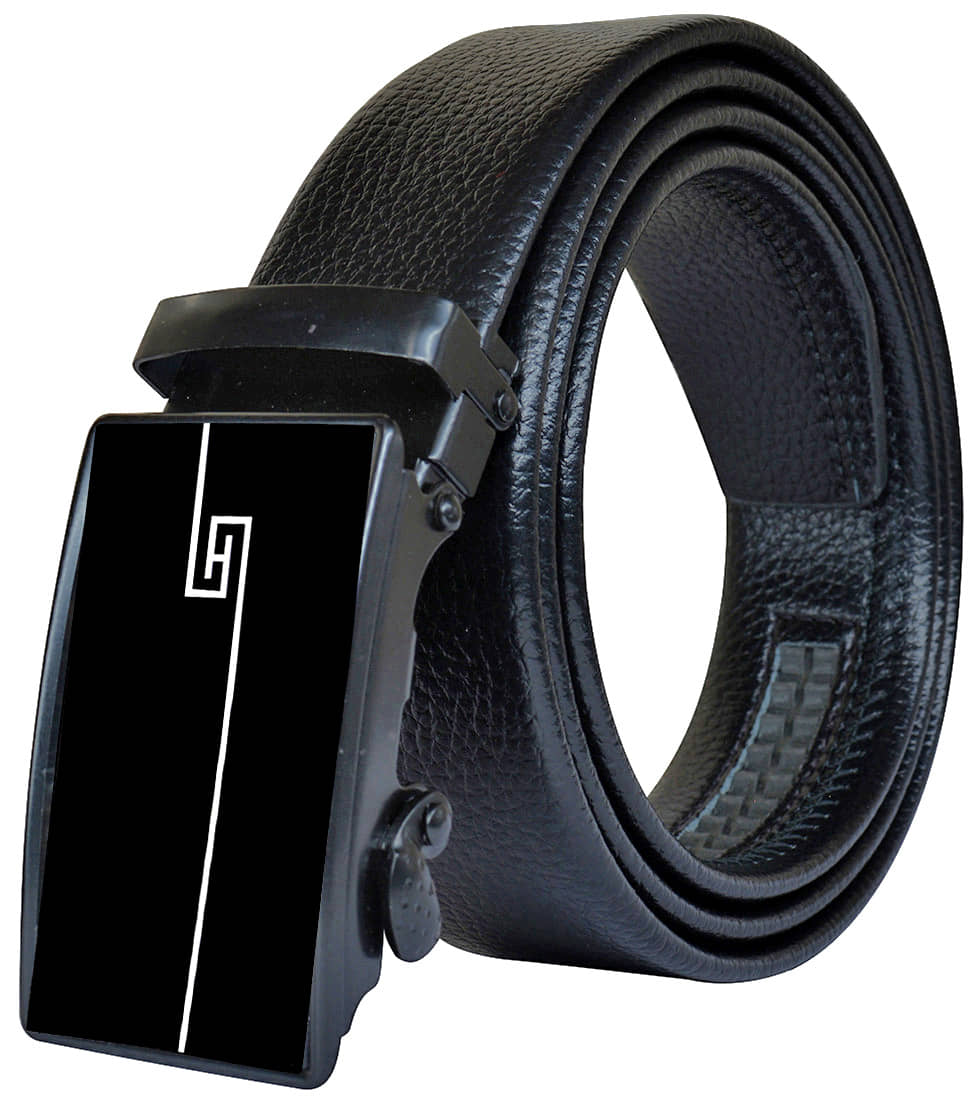 Loopa Black PU Formal Belt Pack of 1