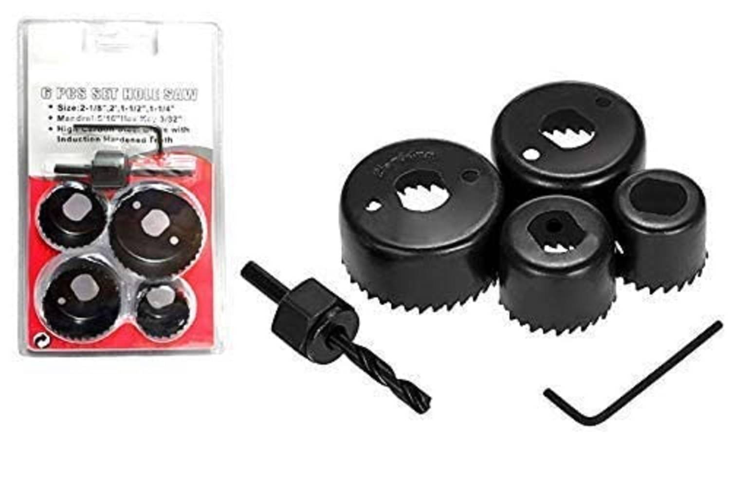 Rangwell - 6pcs Hole Saw 250W 6 mm Corded Drill Kit     			Rangwell - 6pcs Hole Saw 250W 6 mm Corded Drill Kit
