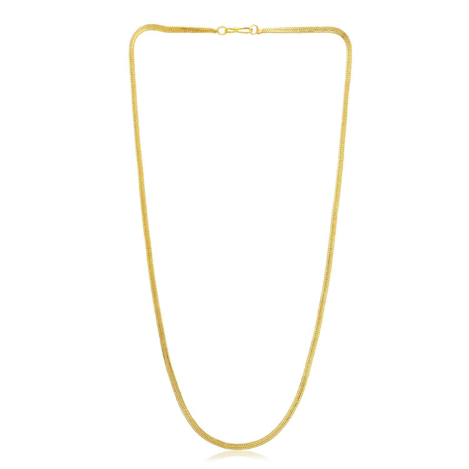     			Sukkhi Sparkling Gold Plated Link Chain for Men
