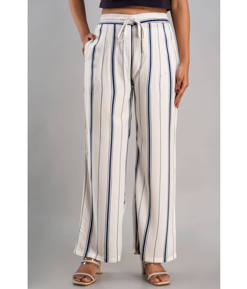 MAUKA Rayon Palazzos - Single - Palazzos | Buy online on ZillyBuy