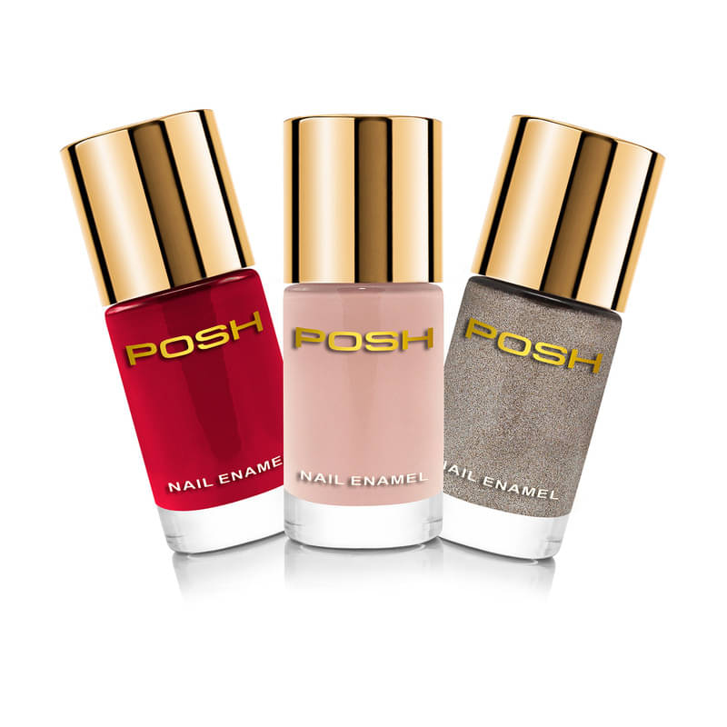     			Posh - Rust Glossy Nail Polish ( Pack of 3 )