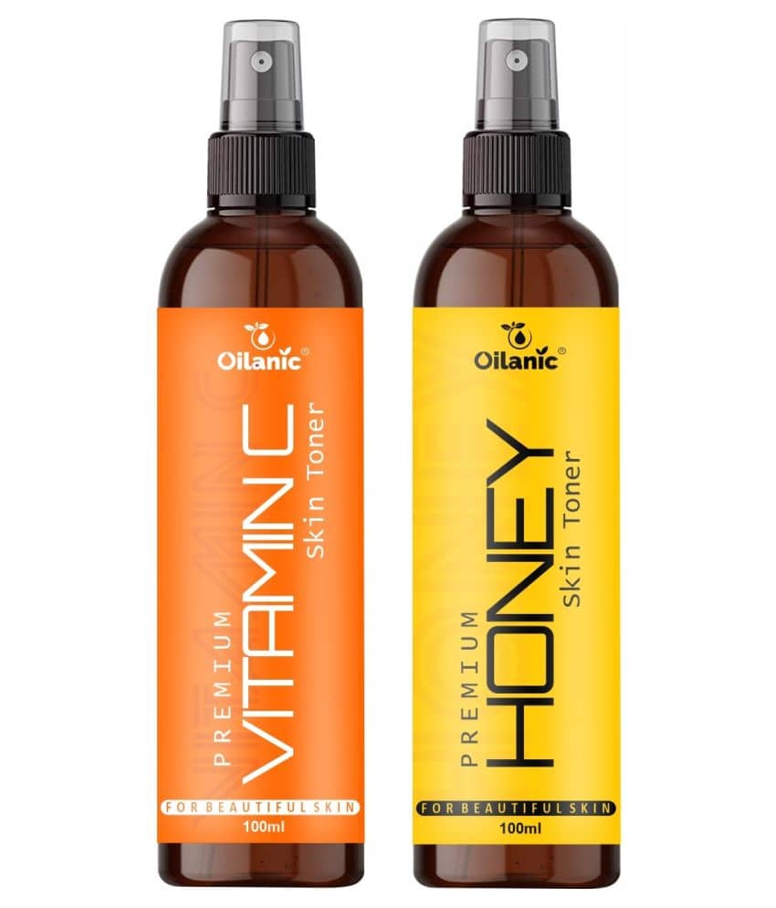 Oilanic   Vitamin C & Honey    Skin Tonic 200 mL Pack of 2
