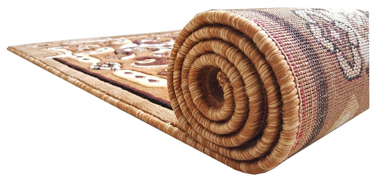     			Silk Carpet Gold Silk Carpet Floral 5x7 Ft