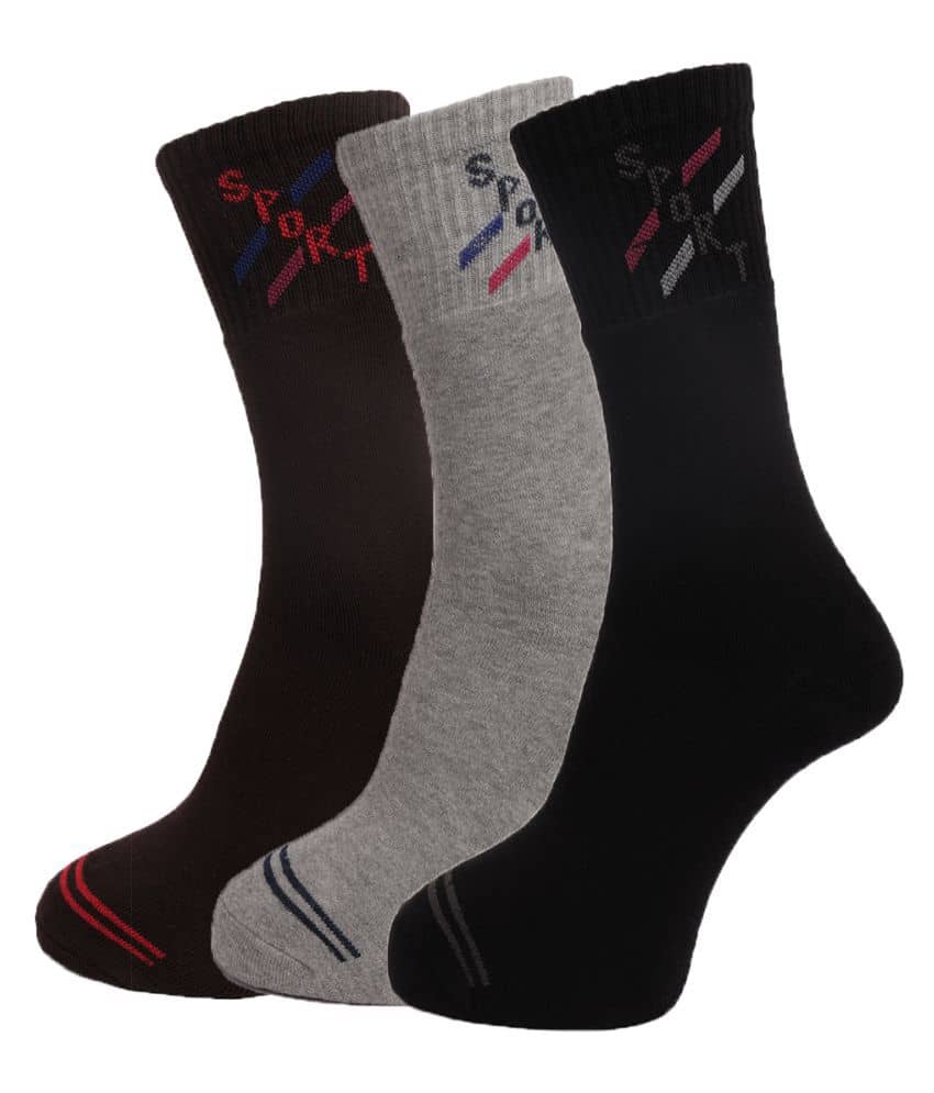 Dollar Socks Cotton Casual Full Length Socks Pack of 3 - Socks | Buy online on ZillyBuy