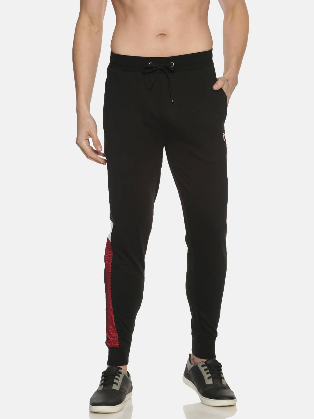 Dollar Black Cotton Solid Joggers Single - Track Pants | Buy online on ZillyBuy