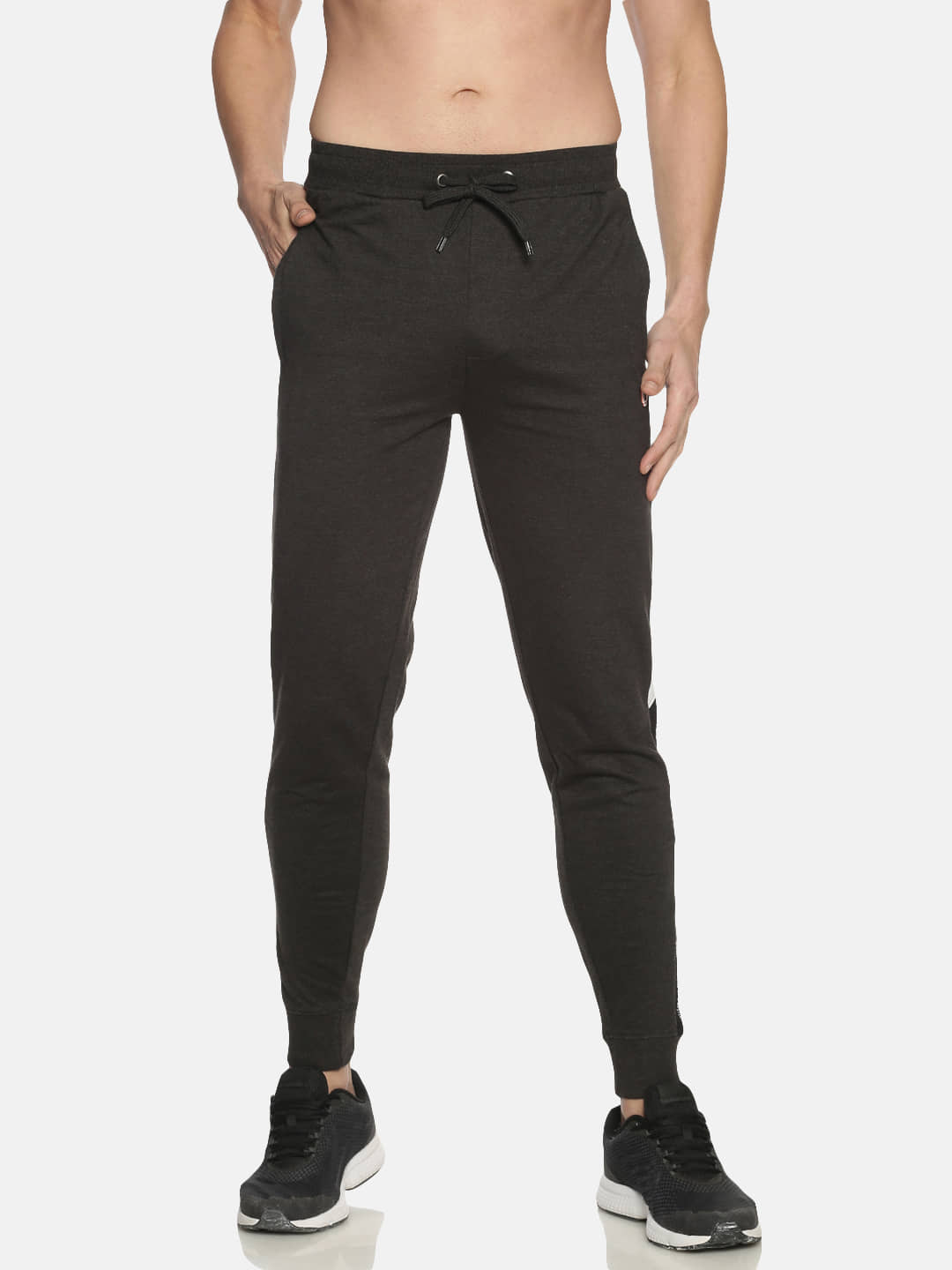 Dollar Navy Cotton Solid Joggers Single - Track Pants | Buy online on ZillyBuy