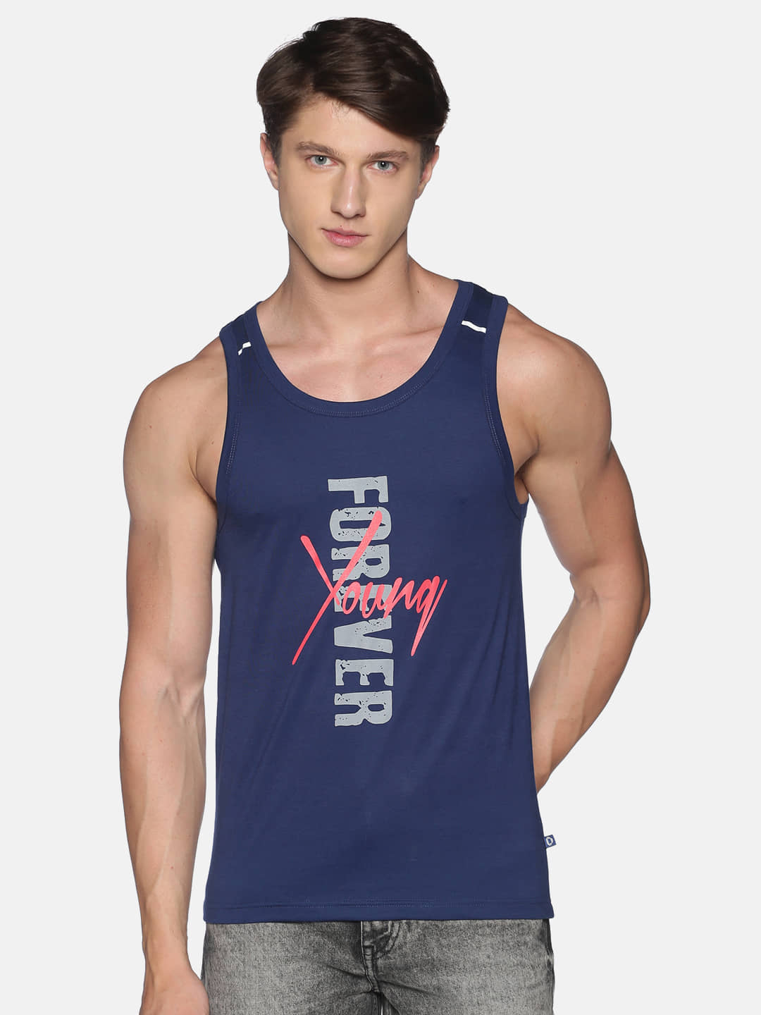 Pack of 1 Dollar Indigo Sleeveless Vests - Nightwear & Loungewear | Buy online on ZillyBuy