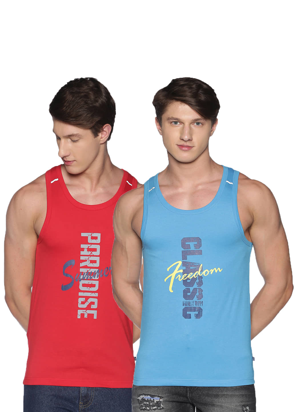 Pack of 2 Dollar Multi Sleeveless Vests - Nightwear & Loungewear | Buy online on ZillyBuy