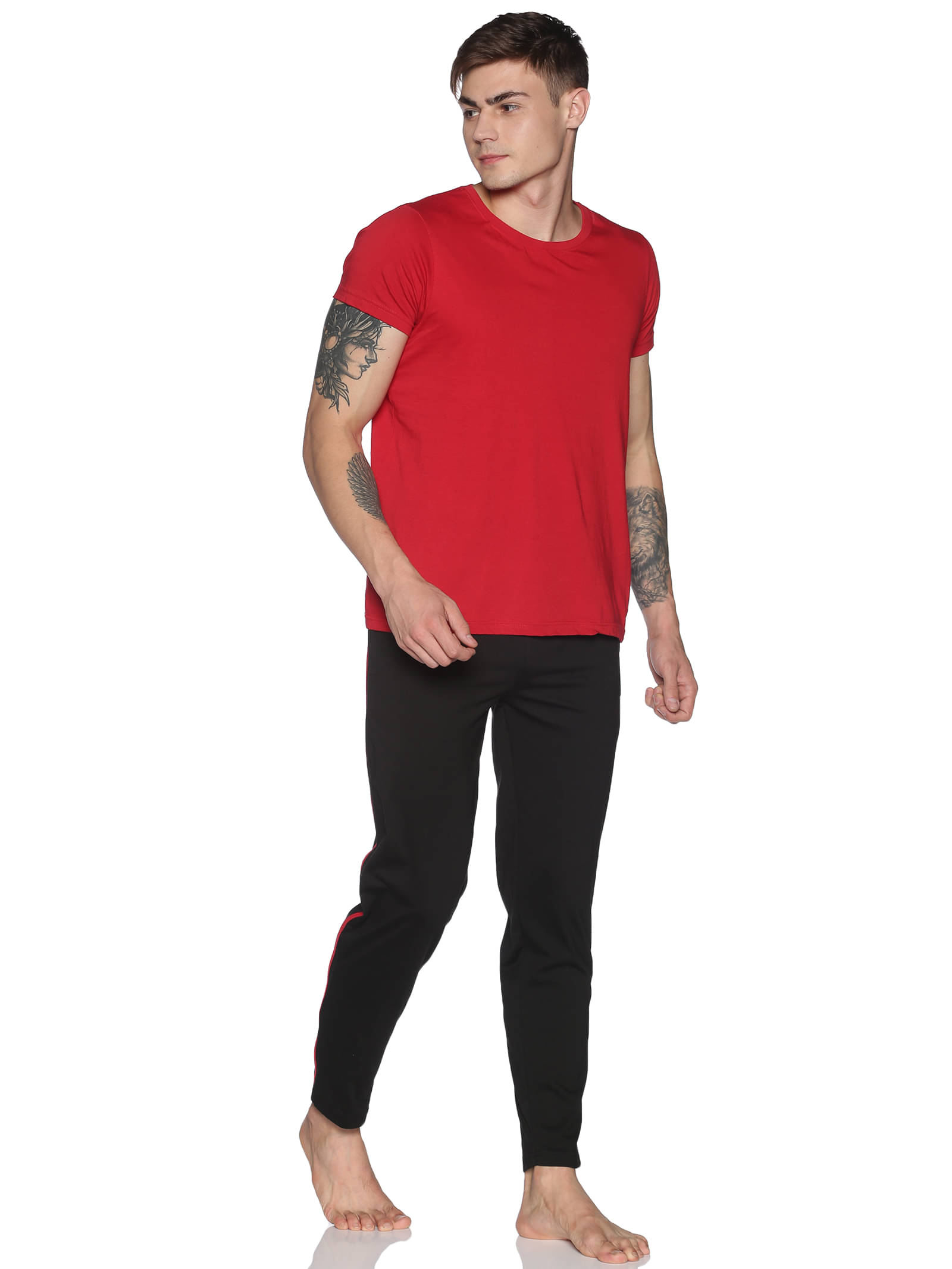 Dollar Navy Cotton Solid Trackpants Single Dollar Navy Cotton Solid Trackpants Single