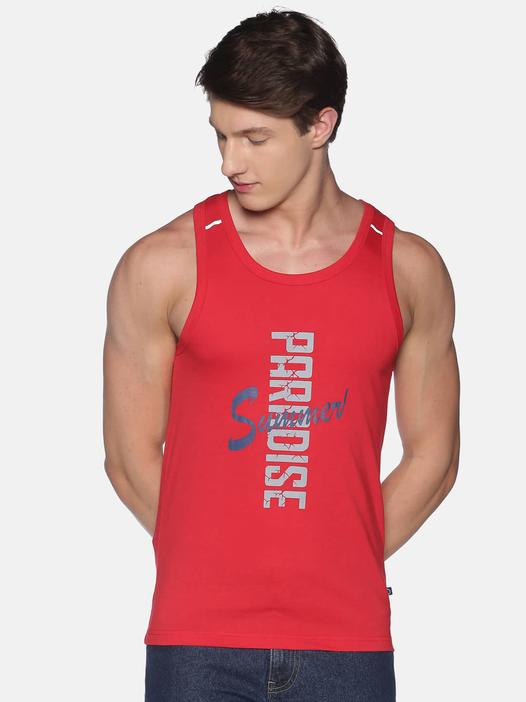 Pack of 1 Dollar Red Sleeveless Vests - Nightwear & Loungewear | Buy online on ZillyBuy