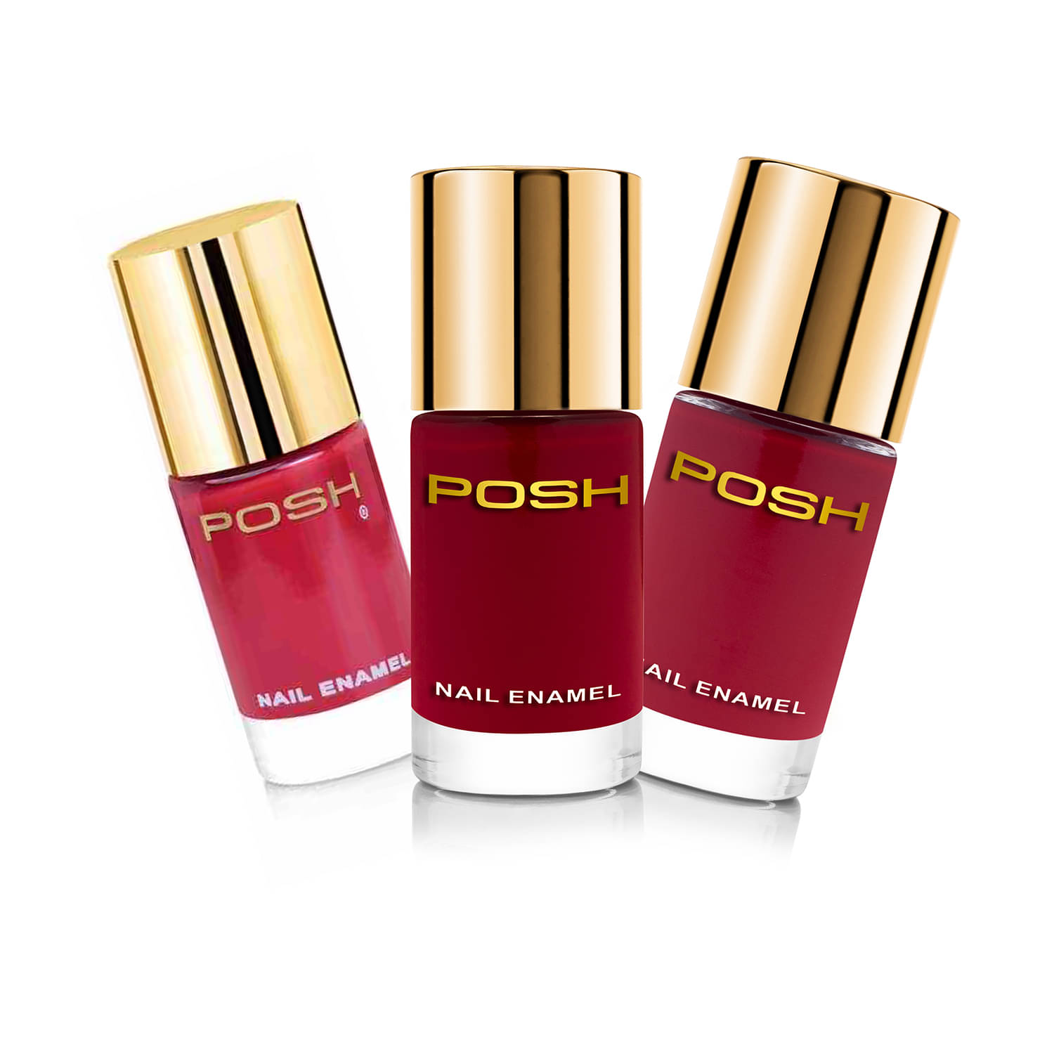     			Posh Nail Polish Multi Glossy Pack of 3 9 mL