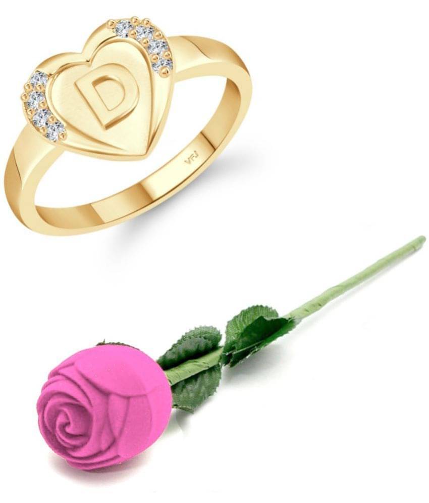 Valentine Initial '' D '' Letter in heart ring alphabet for women and Girls Valentine Initial '' D '' Letter in heart ring alphabet for women and Girls