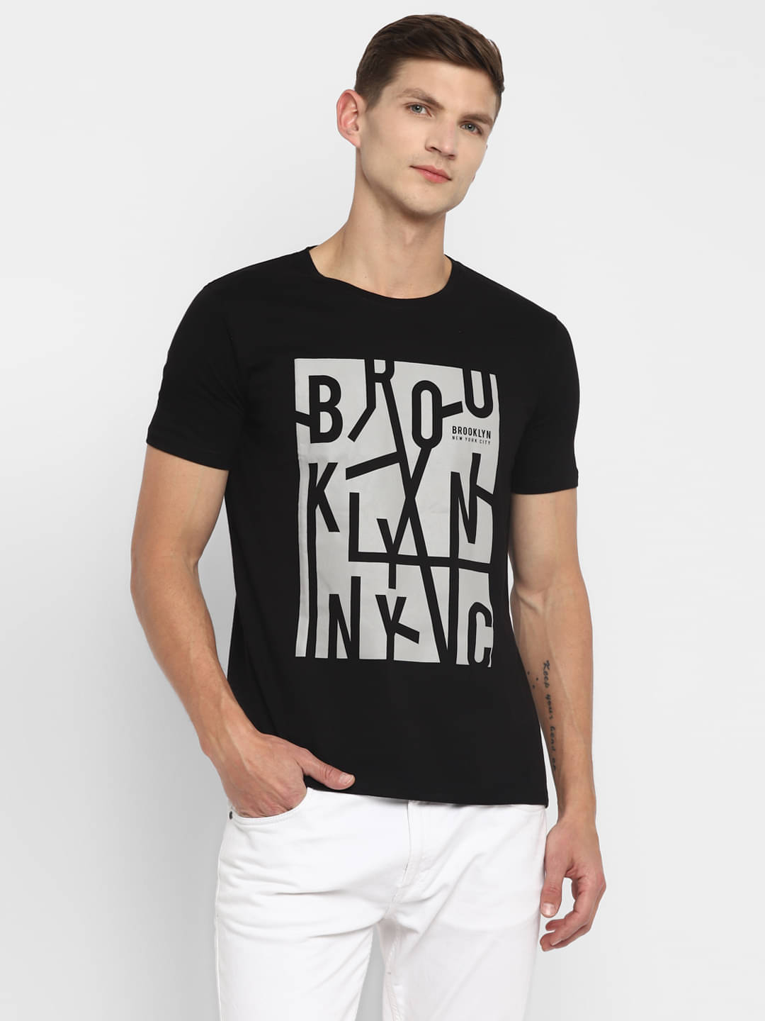 Ap'pulse Pack of 1 Cotton Regular Fit Men's T-Shirt ( Black ) Ap'pulse Pack of 1 Cotton Regular Fit Men's T-Shirt ( Black )