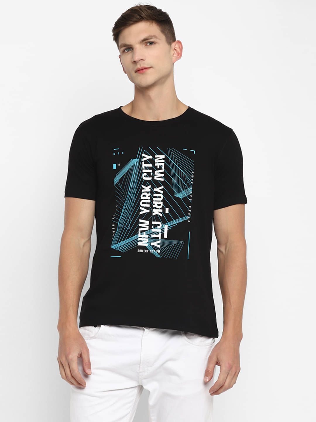 Ap'pulse Pack of 1 Cotton Regular Fit Men's T-Shirt ( Black ) Ap'pulse Pack of 1 Cotton Regular Fit Men's T-Shirt ( Black )
