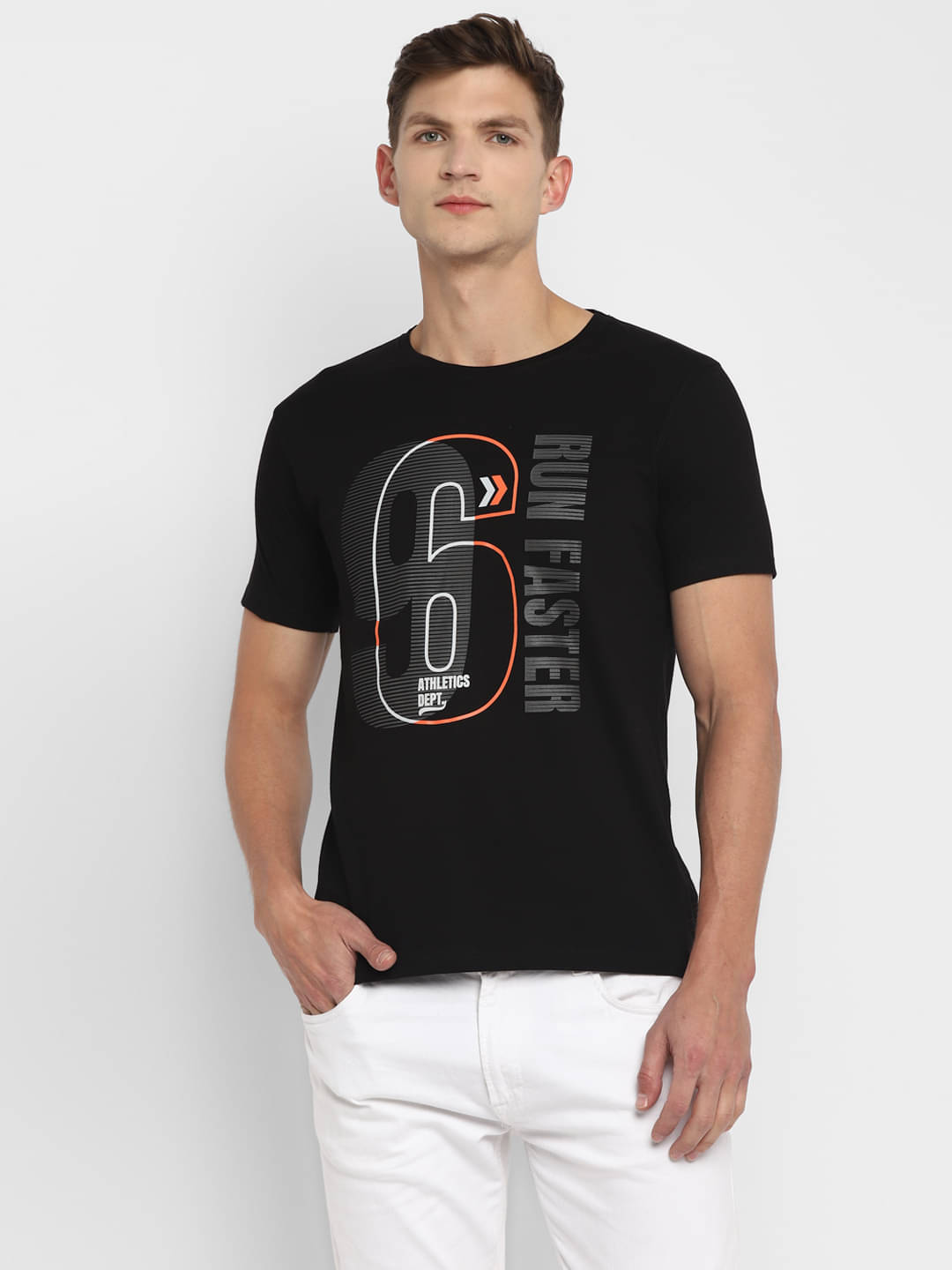 Ap'pulse Pack of 1 Cotton Regular Fit Men's T-Shirt ( Black ) Ap'pulse Pack of 1 Cotton Regular Fit Men's T-Shirt ( Black )