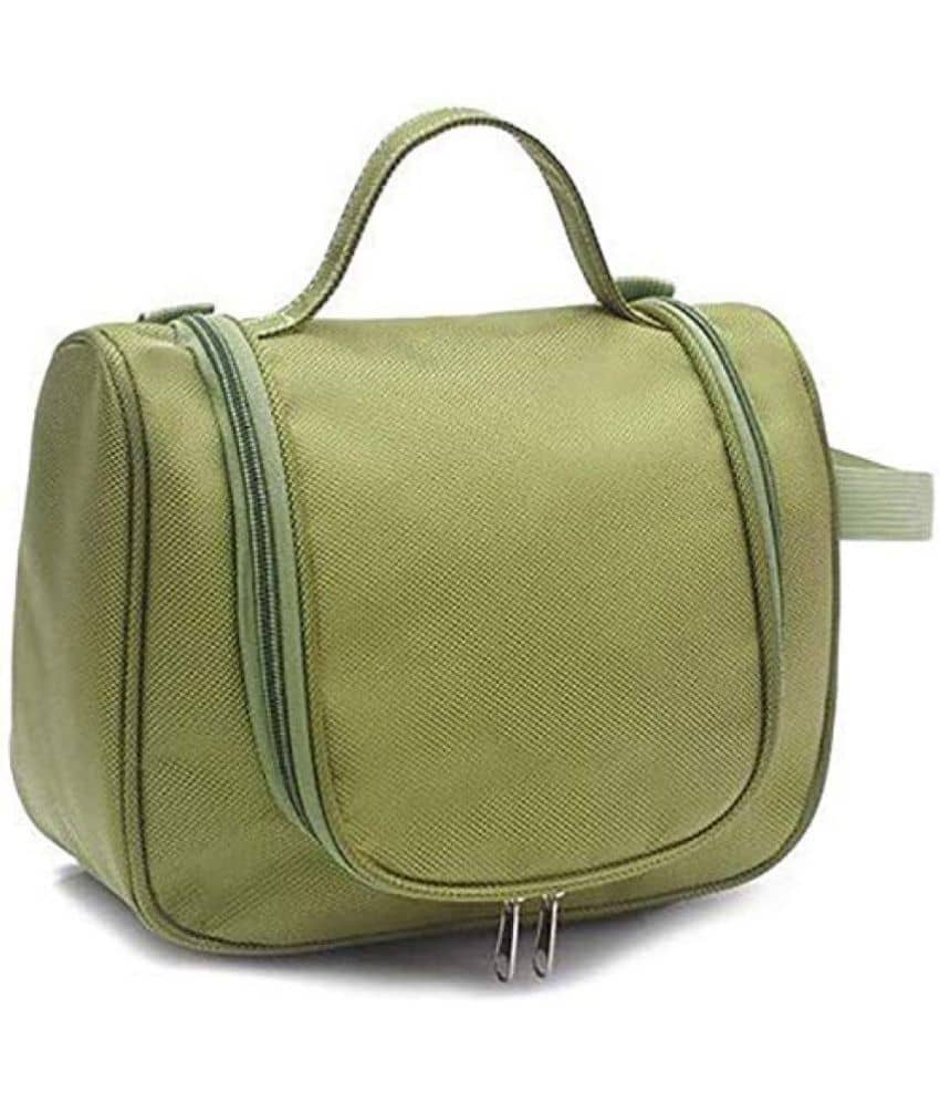 House Of Quirk Green Toiletry Bag Travel Organizer Cosmetic Bags