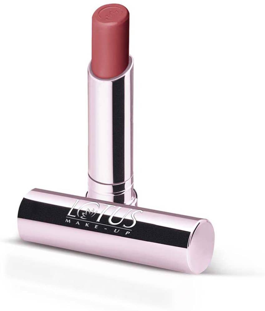 Lotus Make,Up Ecostay Natural Matte Lip Color , Peony Nm04 , Long Lasting , Smudge Free , 4.2G