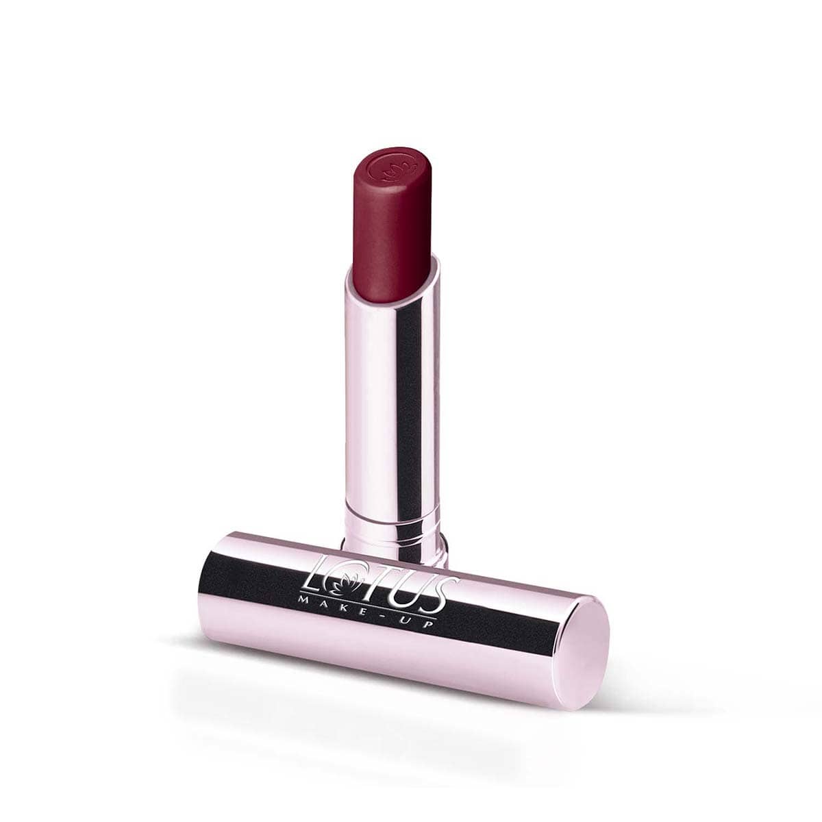 Lotus Makeup Ecostay Natural Matte Lip Color - Dahlia NM06 Long Lasting SmudgeFree 4.2g (Pack of 1)