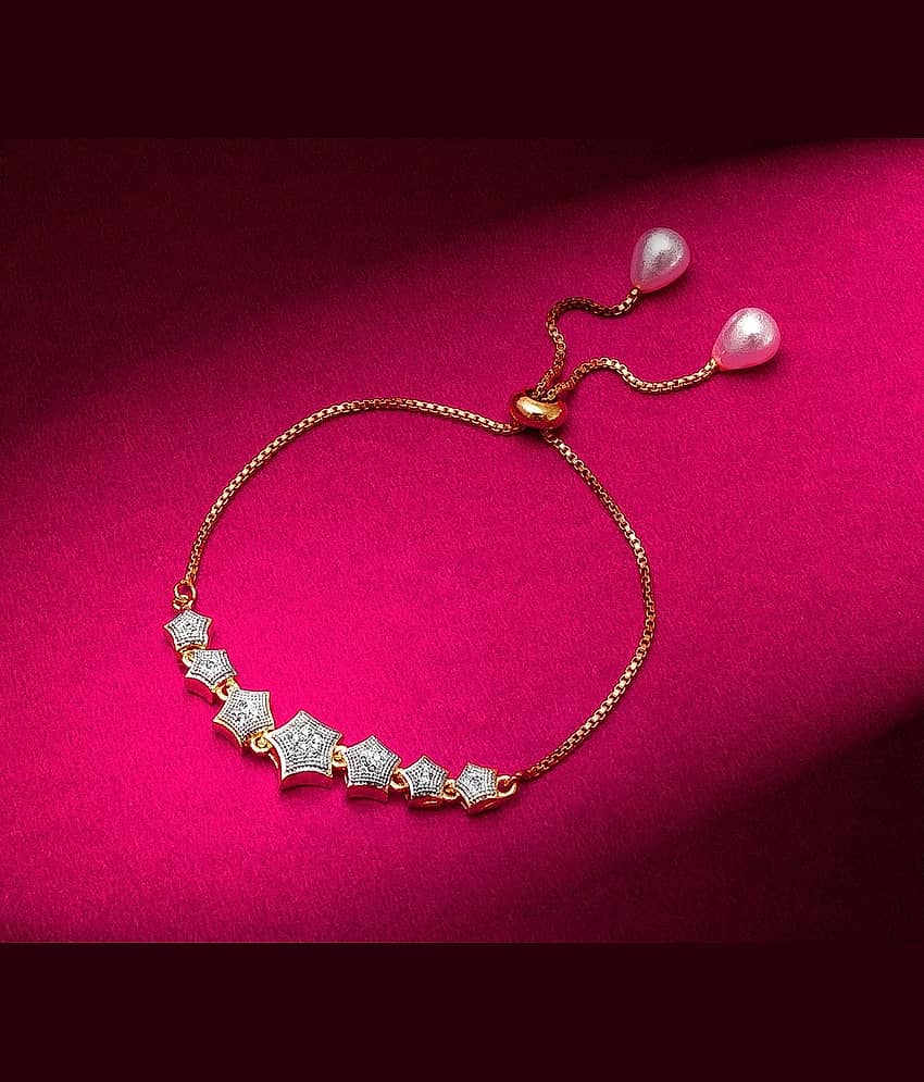 MGSV- Gold Bracelet (Pack of 1) - Bangles & Bracelets | Buy online on ZillyBuy
