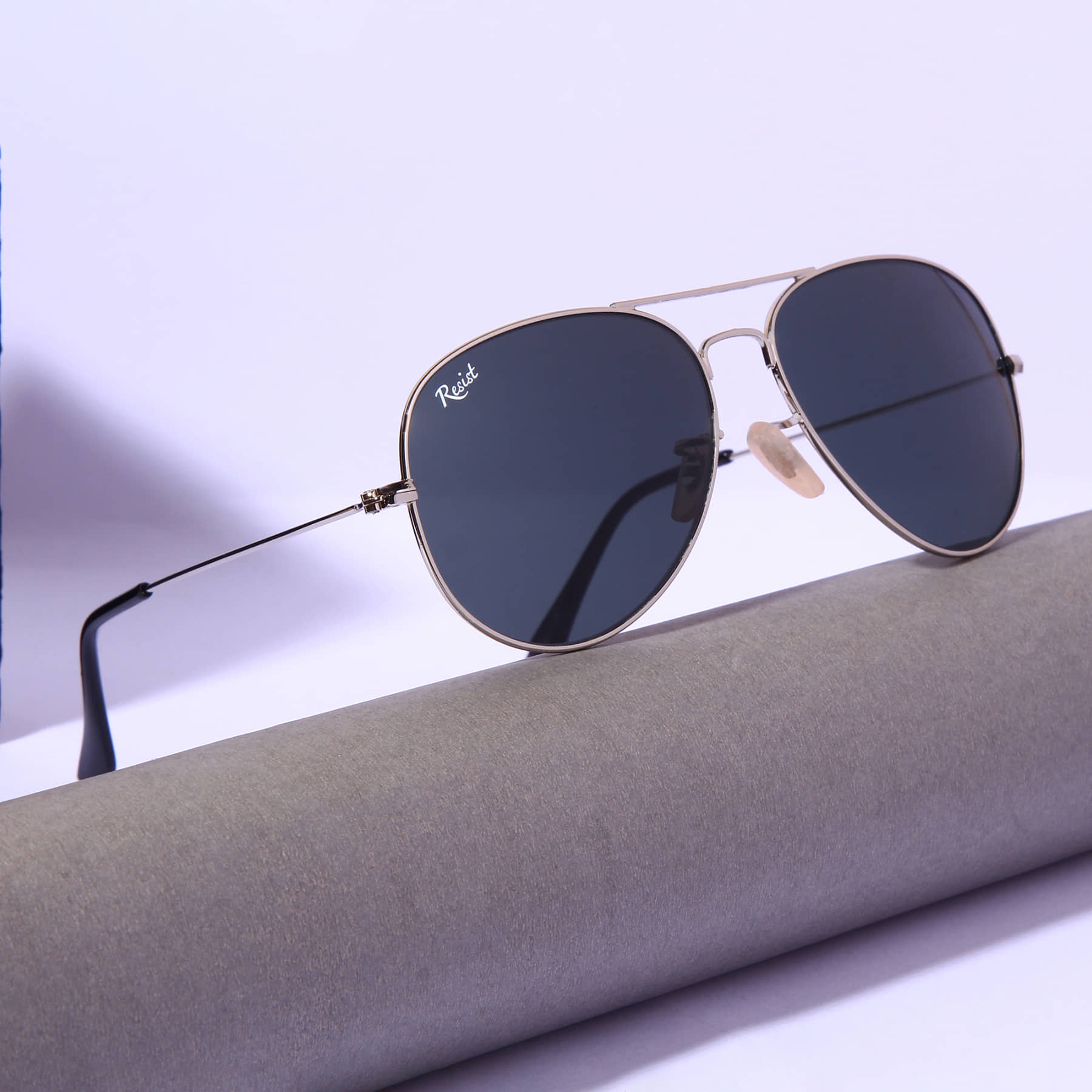 RESIST EYEWEAR Silver Pilot Sunglasses ( Pack of 1 ) - Sunglasses | Buy online on ZillyBuy