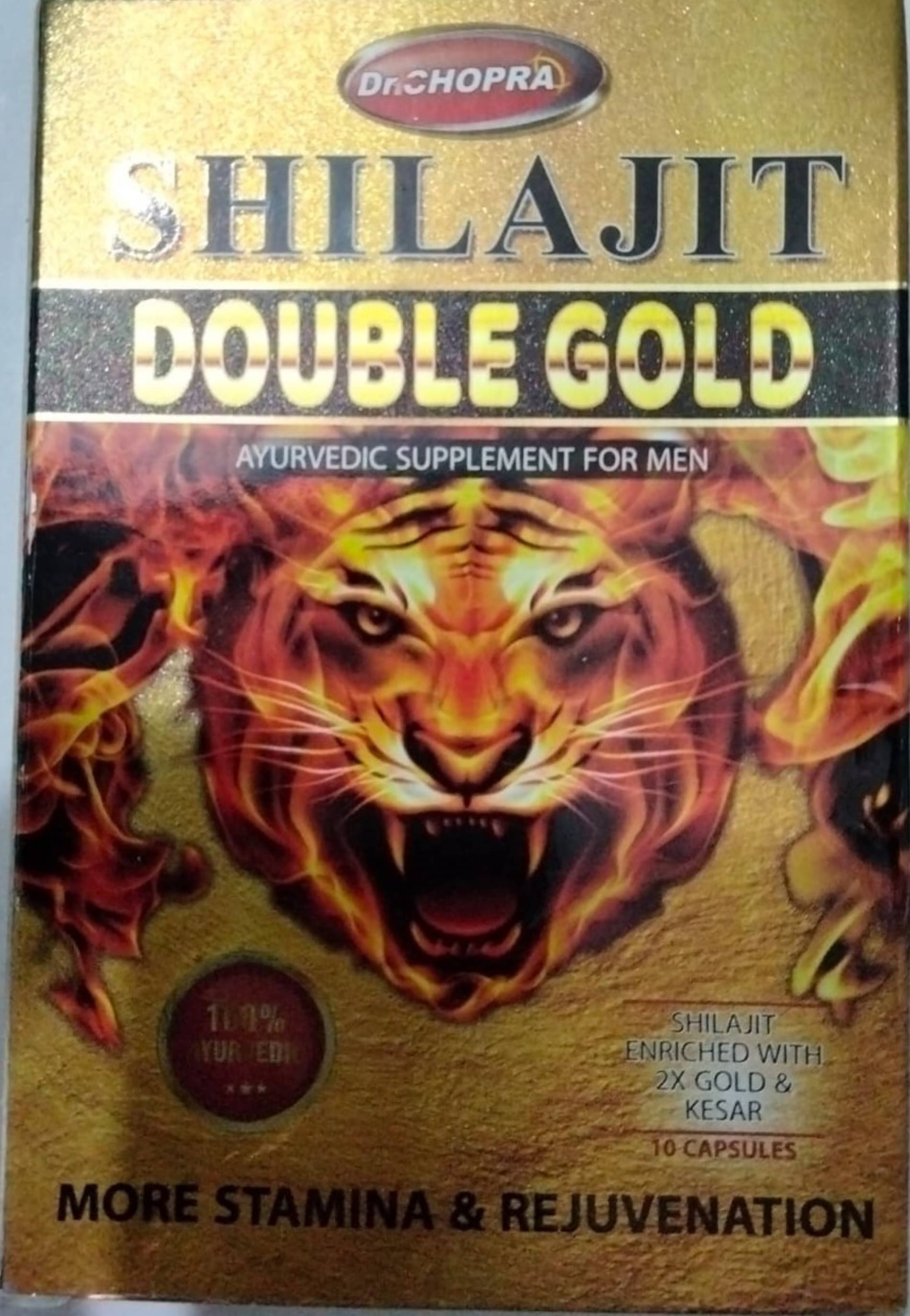     			DR CHOPRA Shilajit Double Gold Capsule 10 no.s Pack Of3