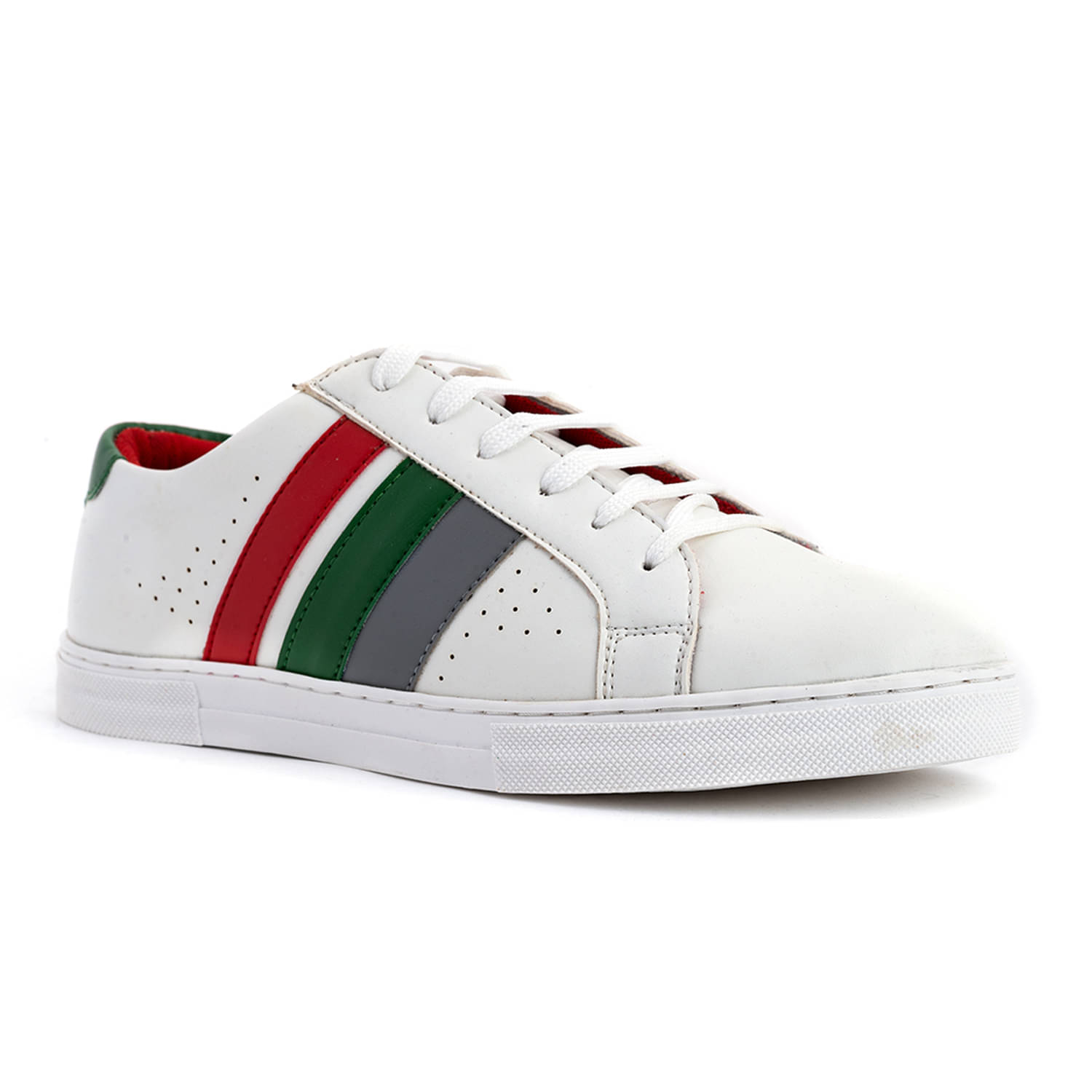    			KHADIM Lifestyle White Casual Shoes