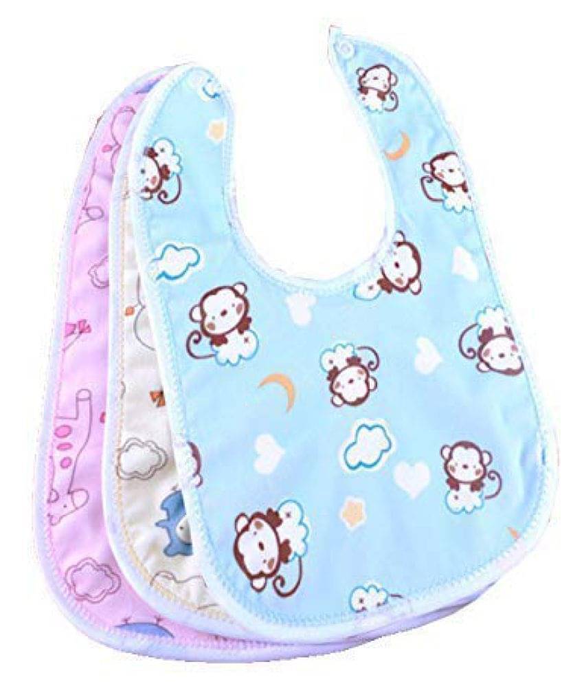 CHILD CHIC Assorted Cotton Bibs - Set of 3 CHILD CHIC Assorted Cotton Bibs - Set of 3