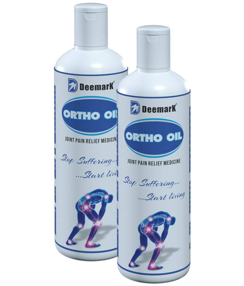 Deemark Ortho Oil for Joint Pain, Back Pain, Knee Pain, Shoulder Pain. Deemark Ortho Oil Pack of 2 Highly Effective for All Type of Joint and Muscle Pain