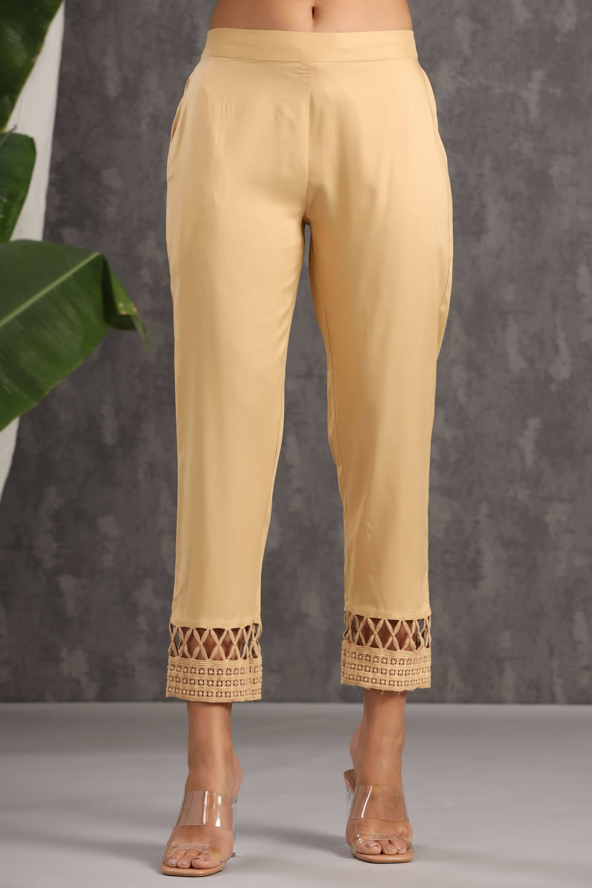 Juniper Rayon Cigarette Pants - Single - Trousers | Buy online on ZillyBuy