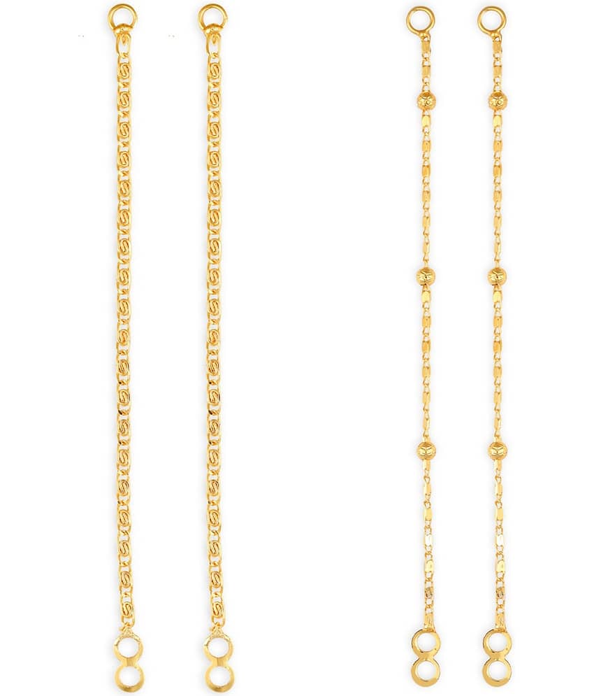 1gram gold Plated Kanchain Ear chain earcuff Ear to Ear Combo for Women & Girls - Earrings | Buy online on ZillyBuy