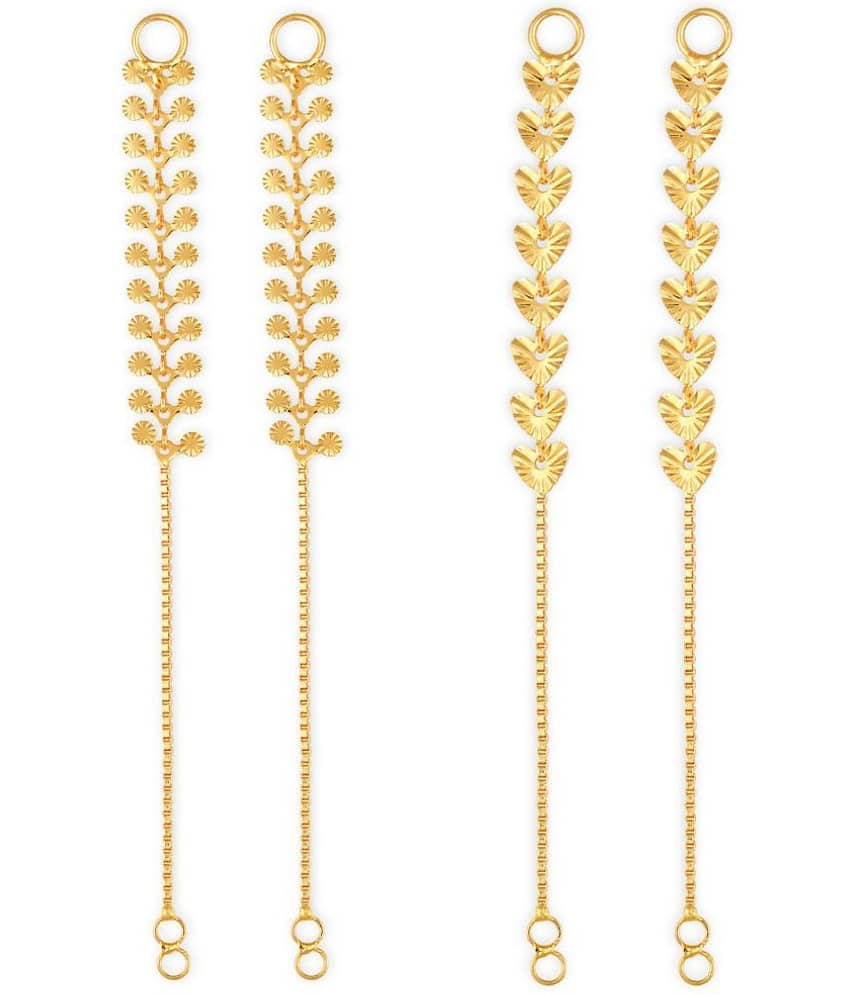 1gram gold Plated Kanchain Ear chain earcuff Ear to Ear Combo for Women & Girls - Earrings | Buy online on ZillyBuy