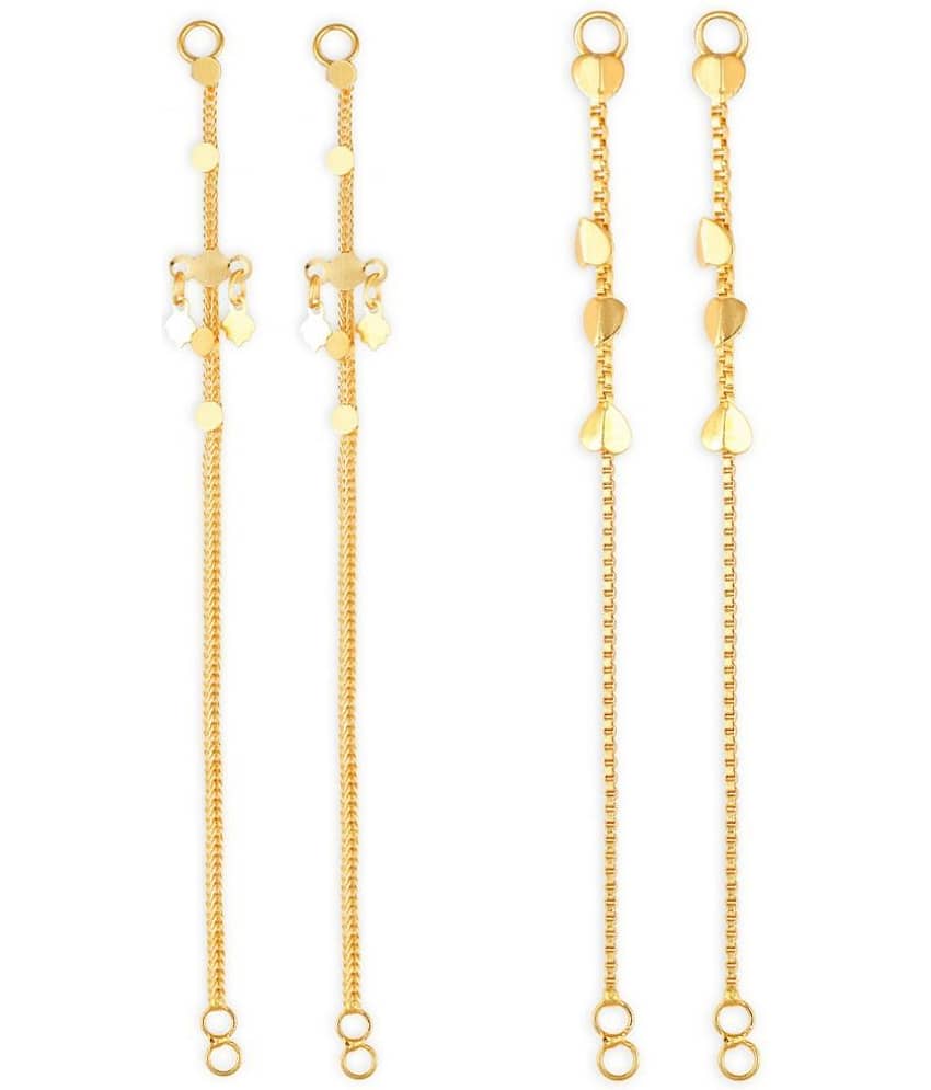 1gram gold Plated Kanchain Ear chain earcuff Ear to Ear Combo for Women & Girls - Earrings | Buy online on ZillyBuy