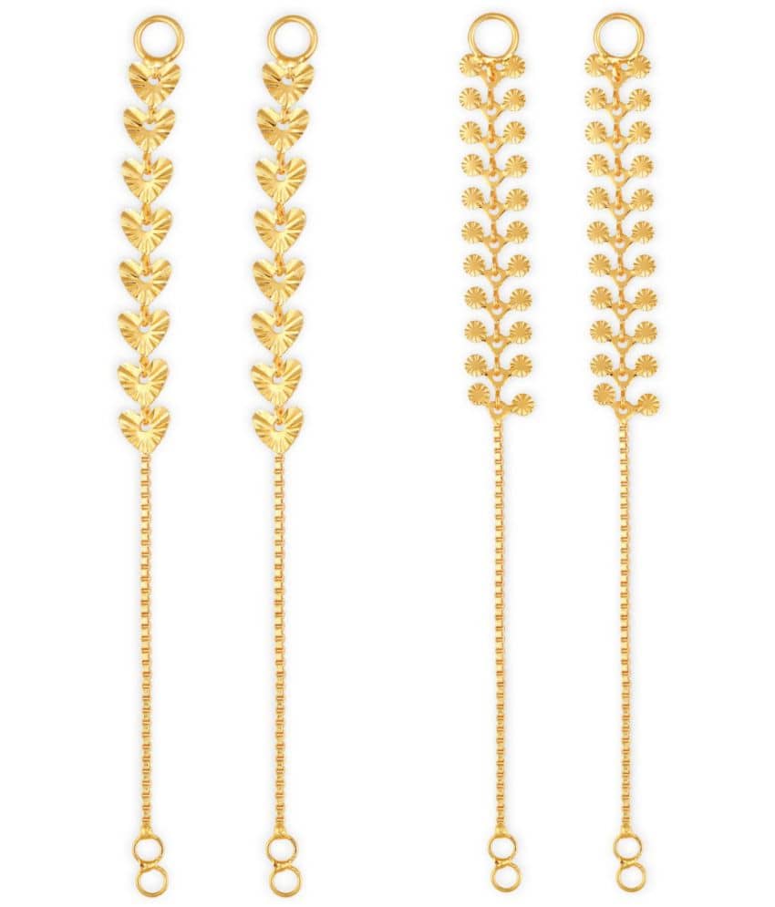 1gram gold Plated Kanchain Ear chain earcuff Ear to Ear Combo for Women & Girls - Earrings | Buy online on ZillyBuy