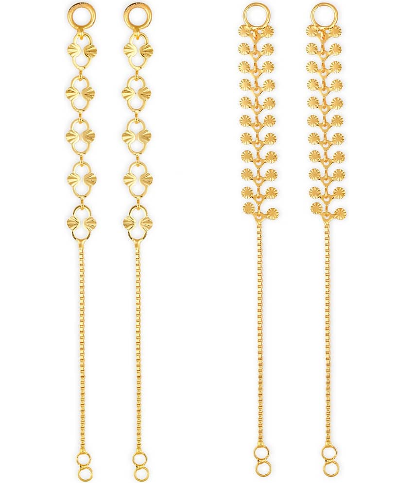 1gram gold Plated Kanchain Ear chain earcuff Ear to Ear Combo for Women & Girls - Earrings | Buy online on ZillyBuy