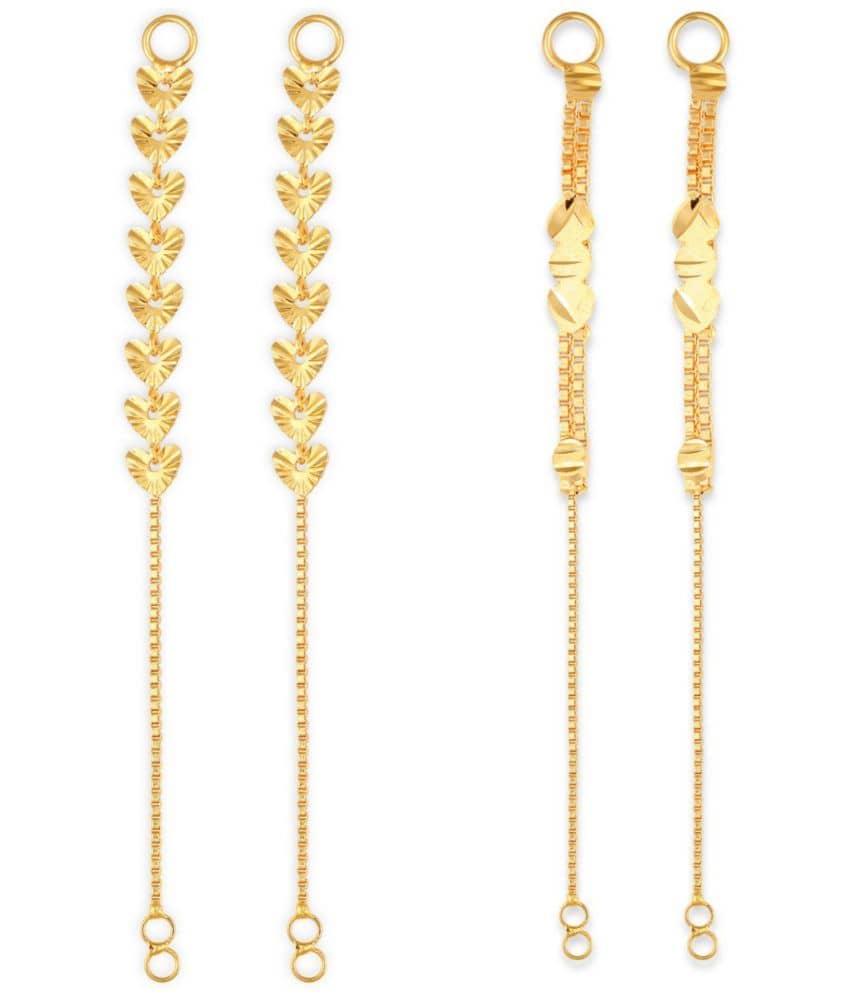 1gram gold Plated Kanchain Ear chain earcuff Ear to Ear Combo for Women & Girls - Earrings | Buy online on ZillyBuy