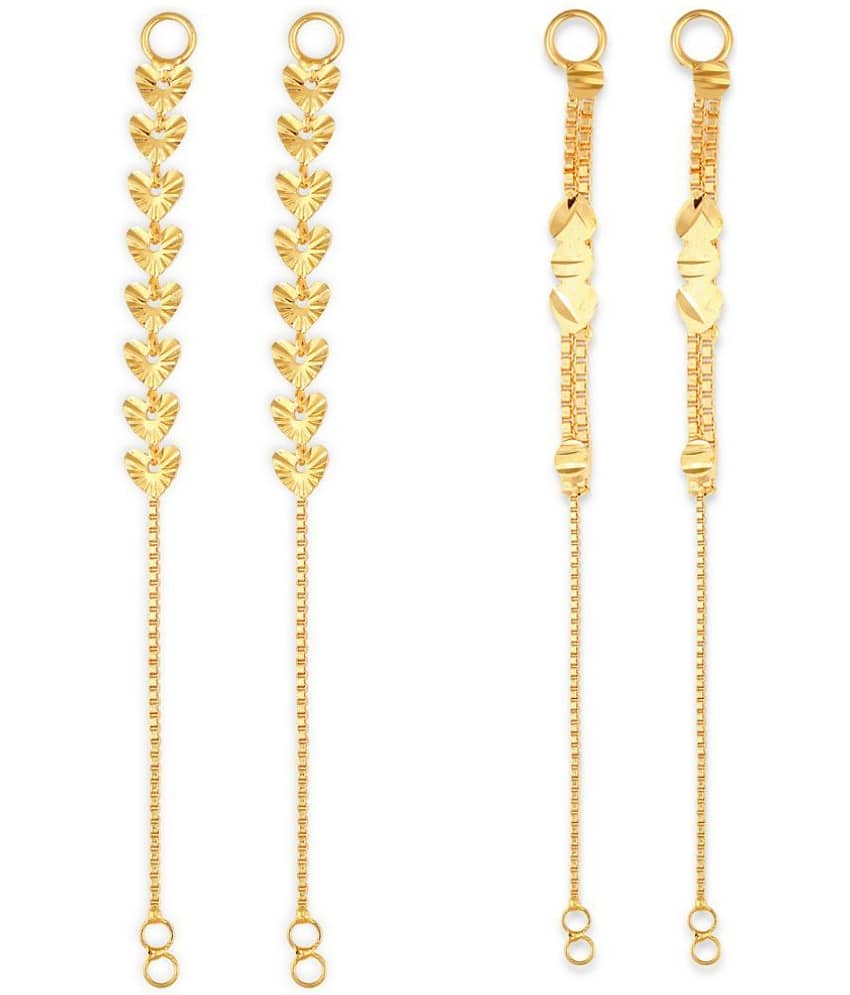 1gram gold Plated Kanchain Ear chain earcuff Ear to Ear Combo for Women & Girls - Earrings | Buy online on ZillyBuy
