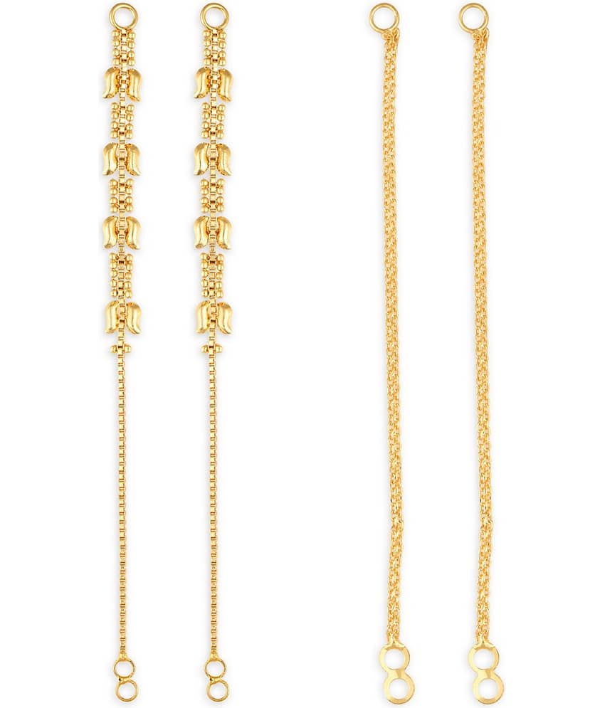 1gram gold Plated Kanchain Ear chain earcuff Ear to Ear Combo for Women & Girls - Earrings | Buy online on ZillyBuy