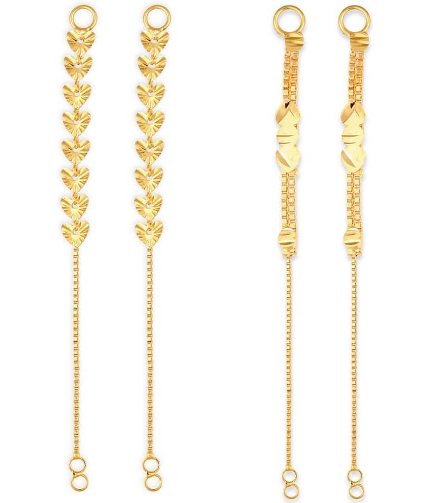1gram gold Plated Kanchain Ear chain earcuff Ear to Ear Combo for Women & Girls - Earrings | Buy online on ZillyBuy
