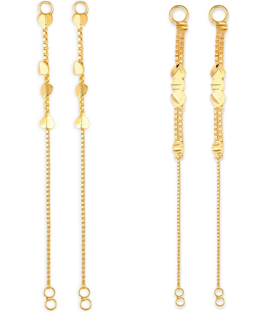 1gram gold Plated Kanchain Ear chain earcuff Ear to Ear Combo for Women & Girls - Earrings | Buy online on ZillyBuy