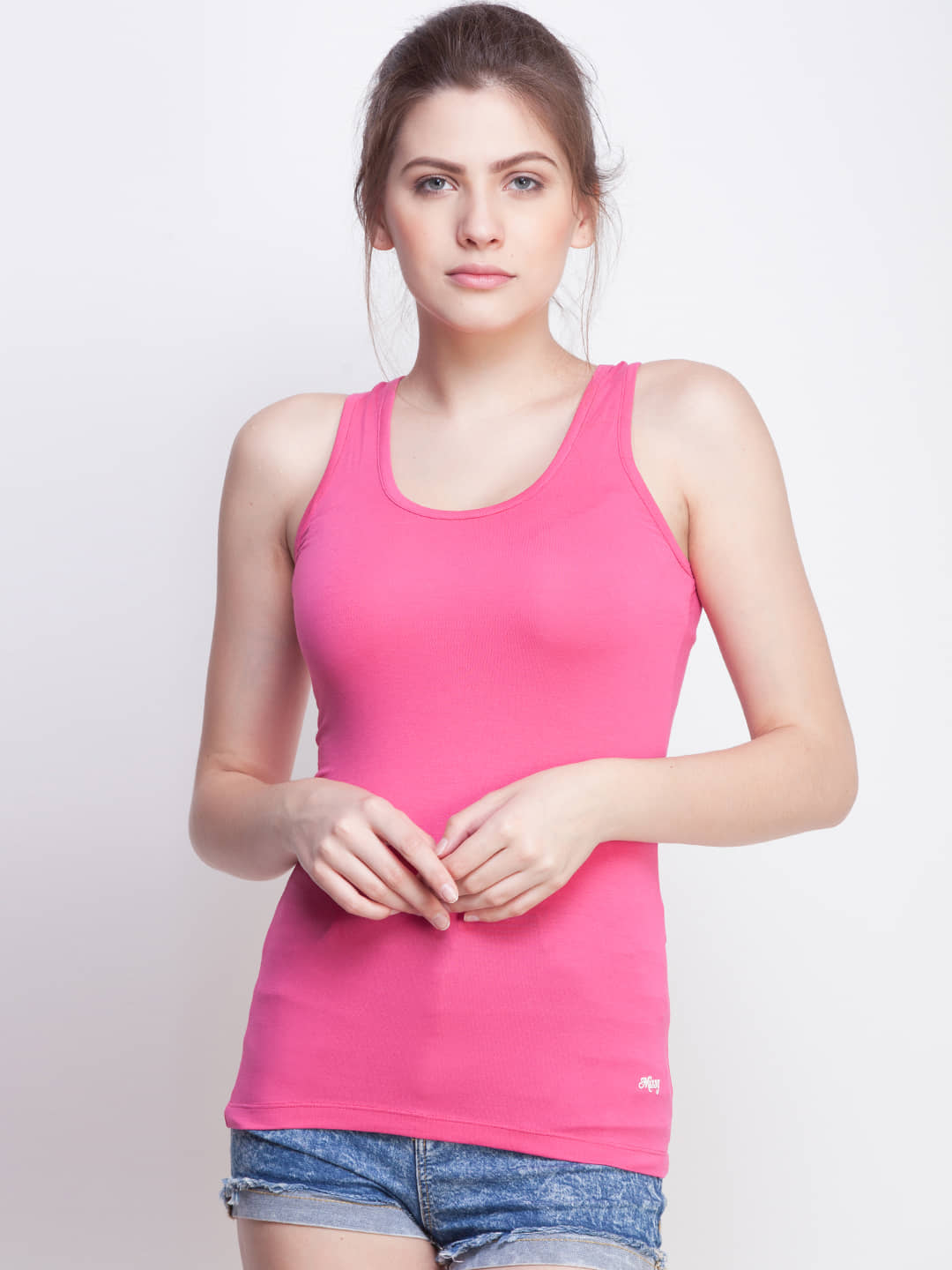 Dollar Missy Spandex Camisoles - Pink Single
