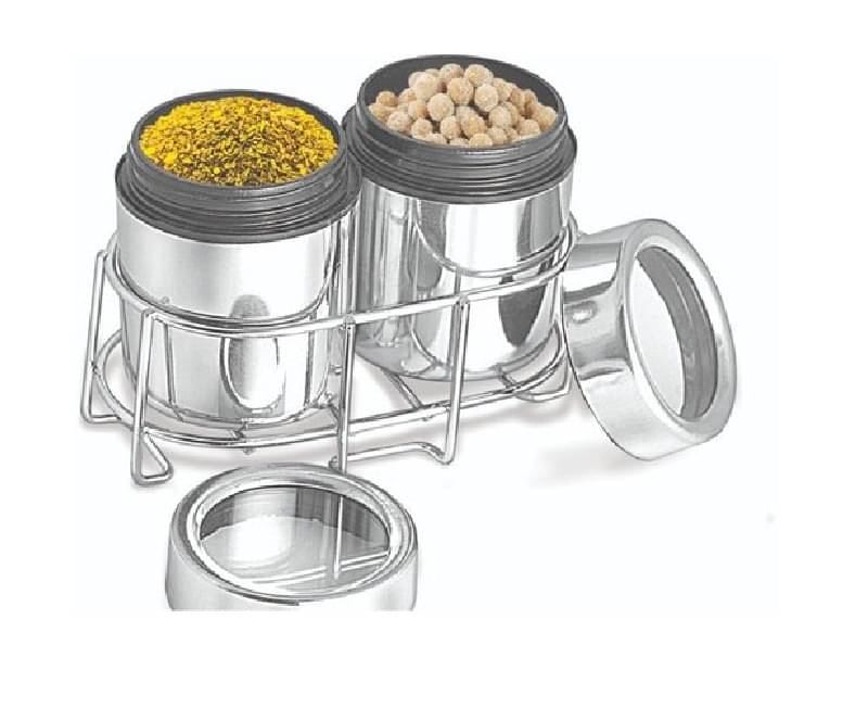     			Dynore Steel Spice Container Set of 3 300 mL