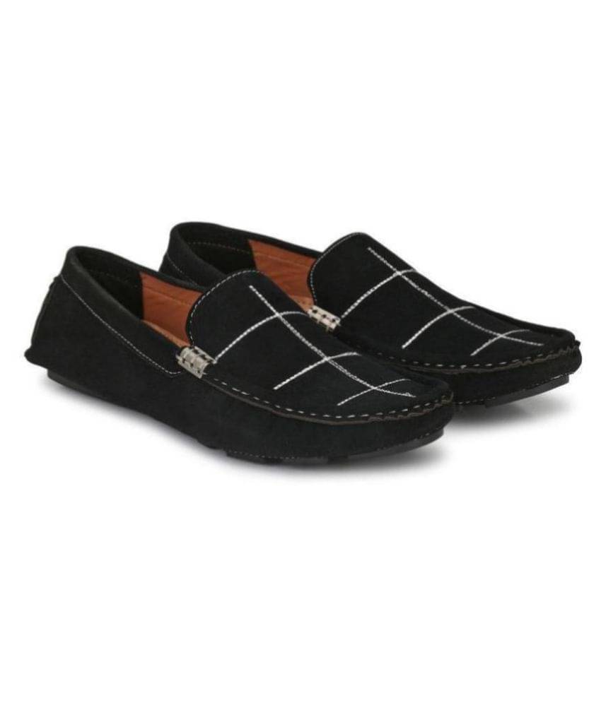     			FOGGY - Black Men's Slip on loafers