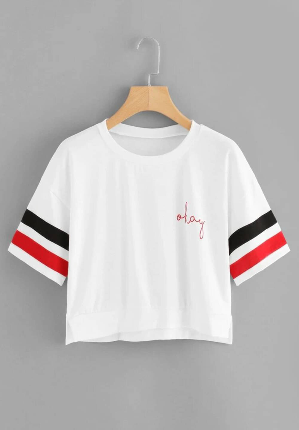     			Force Women Cotton Printed Regular Fit Round Neck T-Shirt ( White )