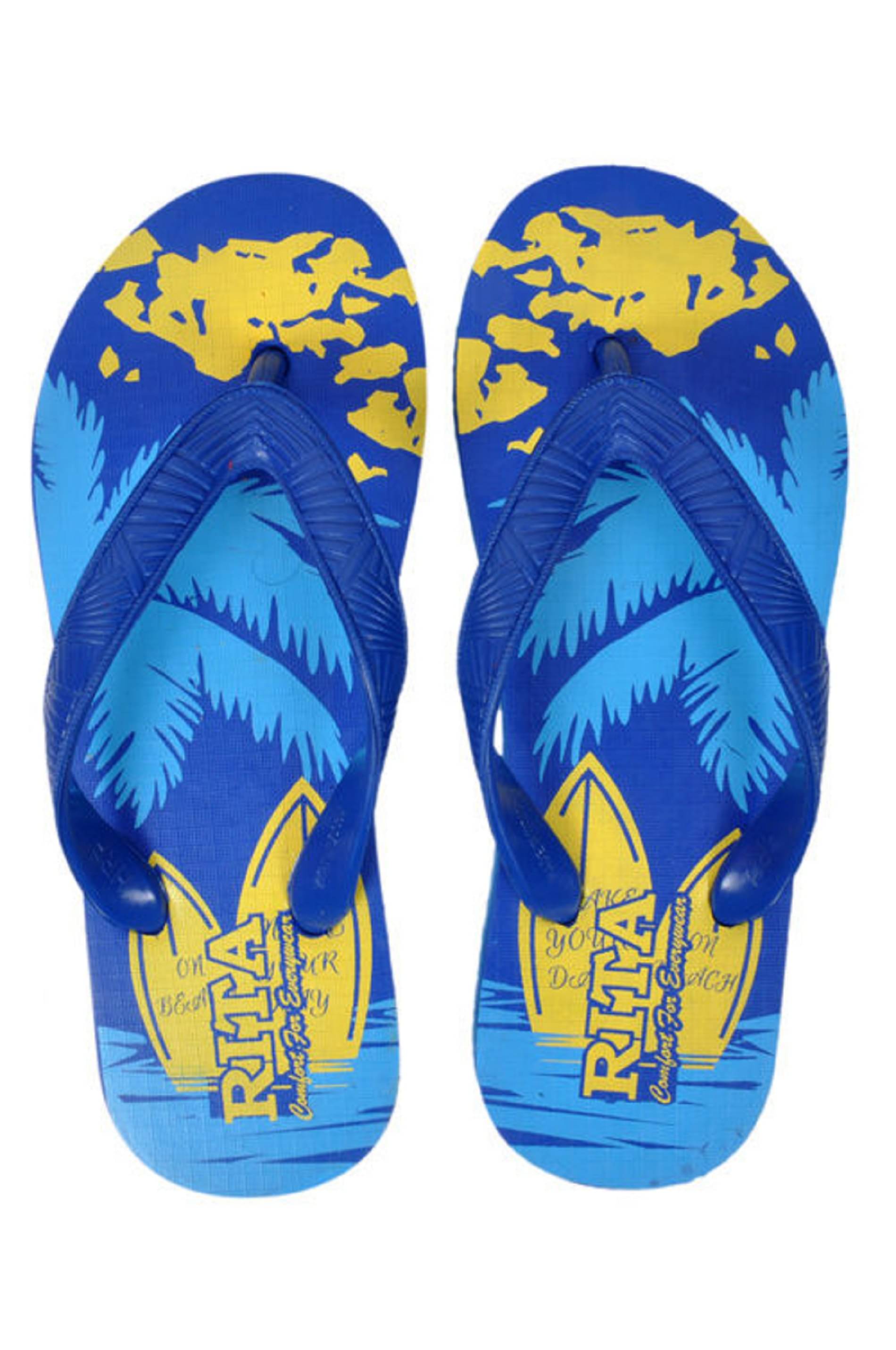     			METAMORPH Blue Flip Flops
