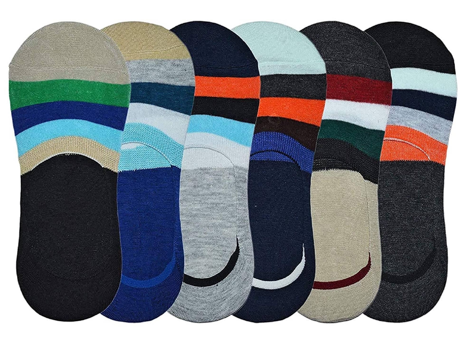 PENYAN Cotton Casual No Show Socks Pack of 6 - Socks | Buy online on ZillyBuy
