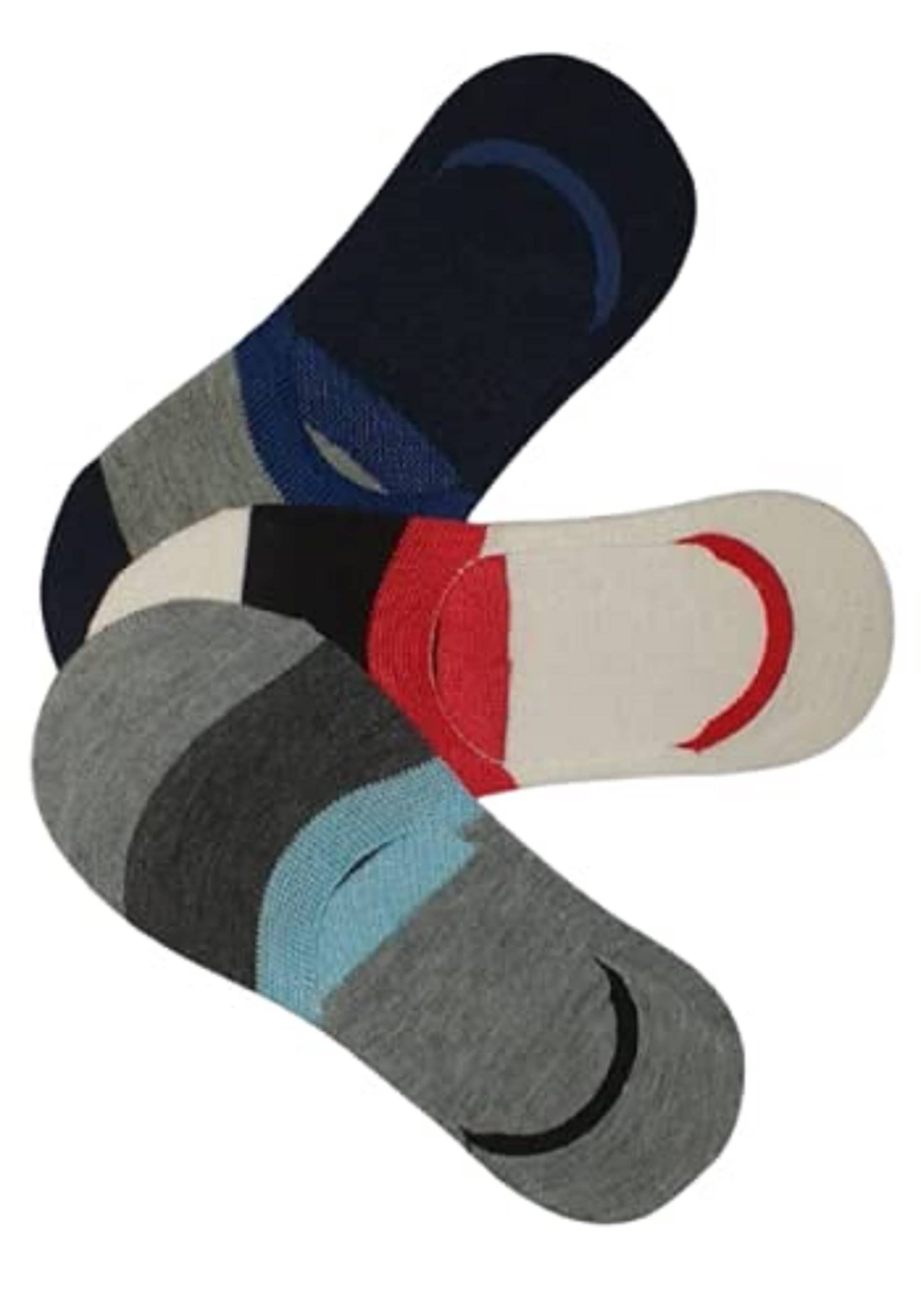 PENYAN Cotton Casual No Show Socks Pack of 3 - Socks | Buy online on ZillyBuy