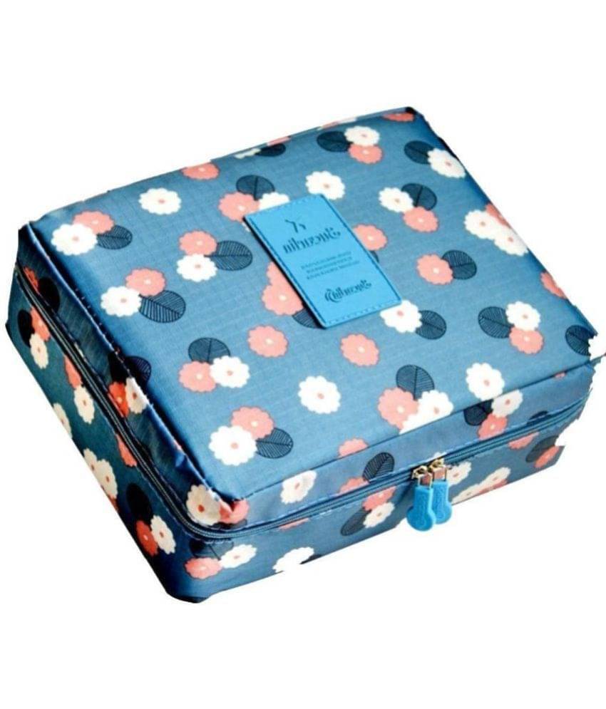    			Rangwell Multi Color Travel Portable Cosmetic Makeup Case Organizer