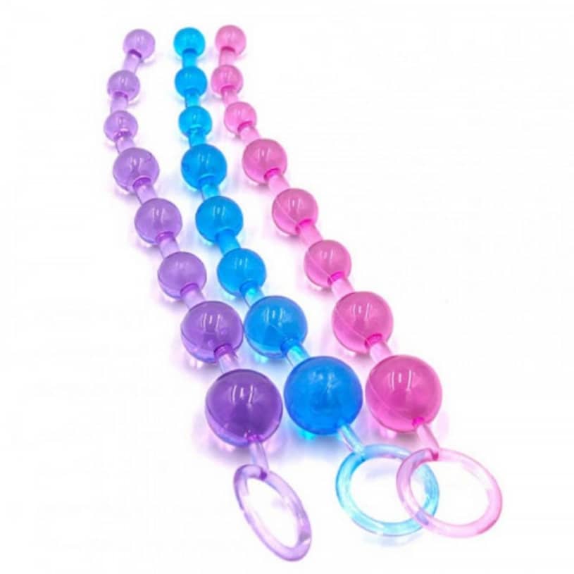 10 INCH FLEXIBLE BAILE ANAL BEADS (MULTI COLOR ) BY KAMAHOUSE