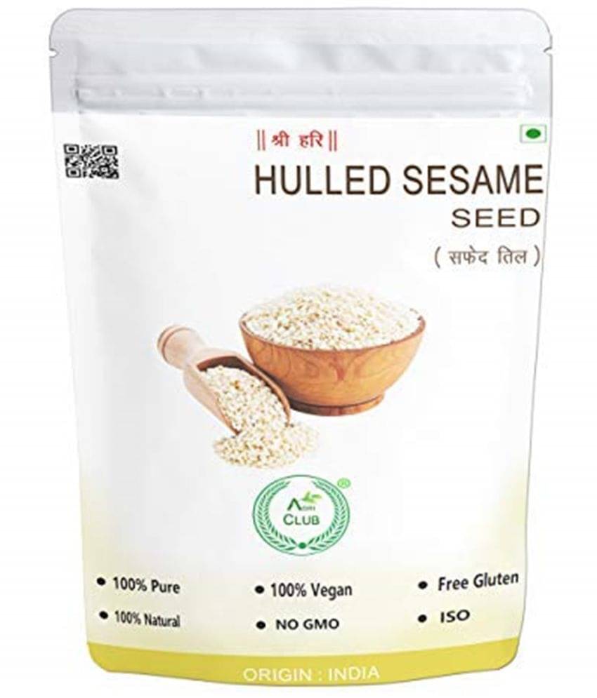 Agri Club Hulled Sesame Seed, Safad Til 2kg Agri Club Hulled Sesame Seed, Safad Til 2kg